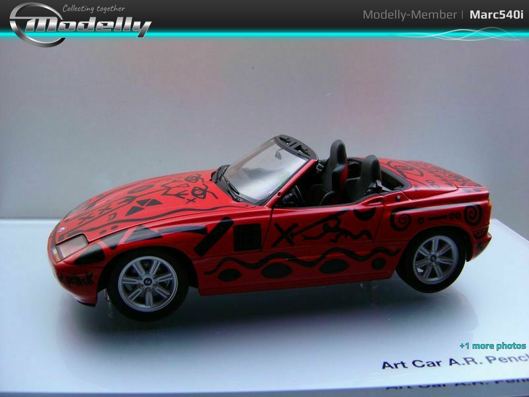 Bmw art car scale model #4